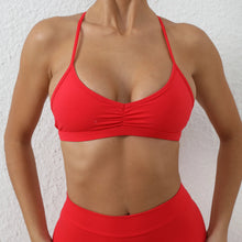 Load image into Gallery viewer, New Sports Bra Women Gym Yoga Sport Bra Bralette Mujer Brassiere Sport FemWhite Blue Navy Workout Top Red Pink
