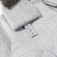 Load image into Gallery viewer, HH Women Fashion Coats Gray Turn-Down Collar Long Sleeves Pockets Decoration Zipper Winter Short Coat Woman Casual Loose Jackets
