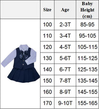 Load image into Gallery viewer, Preppy Kids School Uniform Set
