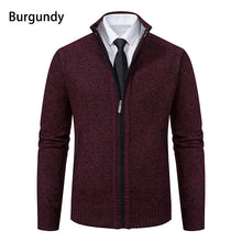 Load image into Gallery viewer, Stand Collar Fleece Zip Cardigan
