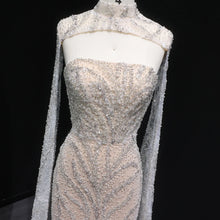 Load image into Gallery viewer, Sharon Said 2026 Luxury Evening Party Gowns Women' s Wedding Prom Dresses with Flowing Sleeves Elegant Mermaid SS663 Customized
