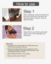 Load image into Gallery viewer, 30ml Natural Beard Care Serum for Men, Hydrates Repairs Beard Roots Styling Care Nourishing Soft Shine Beard &amp; Moustache Spray
