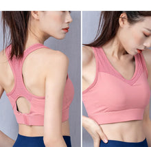 Load image into Gallery viewer, Plus Size Women's Sports Bra High Support Breathable Moisture Wicking Running Workout Fitness Athletic Underwear
