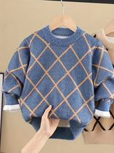 Load image into Gallery viewer, Warm Fleece Lined Boys Sweater

