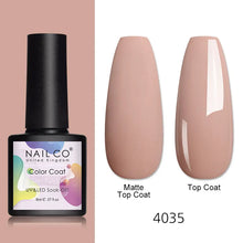 Load image into Gallery viewer, NAILCO 8ml Pink Red Colors Gel Nail Polish Nail Art Varnishes Gel Lacquer Coat LED Nails Manicure Design UV Gel Varnish Soak Off
