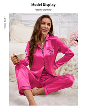 Load image into Gallery viewer, Embroidered Victorian Pajama Set
