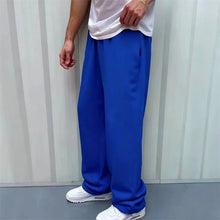 Load image into Gallery viewer, autumn winter man/woman Jogging Straight Sweatpants Street Style wide leg pants Casual Solid colors versatile Loose Men's Pants
