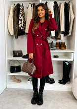 Load image into Gallery viewer, Vintage Double Breasted Wool Trench
