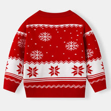 Load image into Gallery viewer, Winter Cartoon Knit Kids Pullover Sweater
