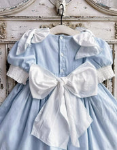 Load image into Gallery viewer, Embroidered Bow Princess Girls Dress
