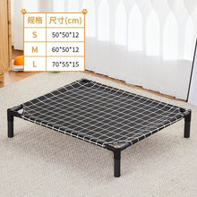 Load image into Gallery viewer, Elevated Pet Bed Dog Cat  Folding Pet Camping Bed Cat Dog House Portable Removable Washable Four Seasons Cats Kennel Puppy Beds
