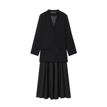 Load image into Gallery viewer, Chic Blazer Style Midi Dress
