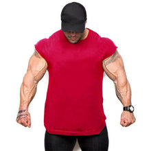Load image into Gallery viewer, Mens Tank Tops Shirt Gym Tank Top Fitness Clothing Vest Sleeveless Cotton Man Canotte Bodybuilding Ropa Hombre Man Clothes Wear
