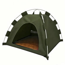 Load image into Gallery viewer, Pet Tent Bed Cats House Supplies Products Accessories Warm Cushions Furniture Sofa Basket Beds Winter Clamshell Kitten Tents Cat
