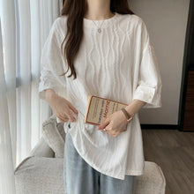 Load image into Gallery viewer, Loose Korean Casual Tee Women
