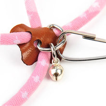 Load image into Gallery viewer, Pet Adjustable Soft Harness Bell Leash Set Mouse Hamster Ferrets Rat Pet Pig Leash Hamster Harness Rope Anti-bite Pet Walking
