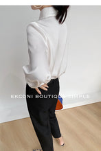 Load image into Gallery viewer, Elegant Satin Office Casual Shirt
