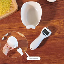 Load image into Gallery viewer, Pet Food Measuring Scoop Electronic Dog Cat Food Measuring Cup Digital Spoon Scale Kitchen Food Scale with LED Display

