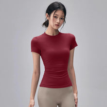Load image into Gallery viewer, Women's Outdoor Sports Shirt Yoga Wear Fitness T-Shirt Quick Dry Running T-Shirt Workout Top Female Sportswear Exercise Clothing
