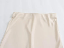 Load image into Gallery viewer, HH Skirts For Women 2024 Summer Solid Satin Sheath Long Skirt Female Show Curve Beach Outfits For Woman Mermaid Skirts
