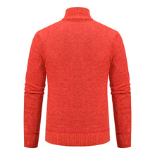 Load image into Gallery viewer, Stand Collar Fleece Zip Cardigan
