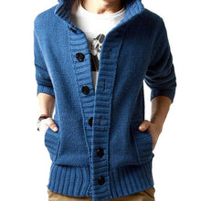 Load image into Gallery viewer, Buttoned Stand Collar Cardigan
