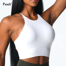 Load image into Gallery viewer, Embrace Seamless Sports Bra Women Backless Gym Bra Tops Padded Yoga Bras Push Up Running Sports Bras Workout Bralette Sportswear
