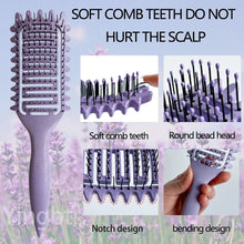 Load image into Gallery viewer, 3 in 1 Curl Define Styling Brush Hollow Out Detangling Hair Brush Tangled Hair Comb Shaping Defining Curls Barber Styling Tools

