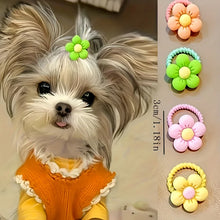 Load image into Gallery viewer, Pet Hair Accessory Set, Cute Designs of Flowers, Bows, Fruits, and Small Animals, Headbands and Hairbands Suitable for Dogs and Cats (Hair Accessories Only, Random Styles and Colors)
