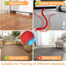 Load image into Gallery viewer, iLMH 1/2 PCS Cat Interactive Ball Toy Automatic Rolling Ball Faux Tail Rechargeable Smart Pet Electric Toy Pet Toy Imitate Mouse
