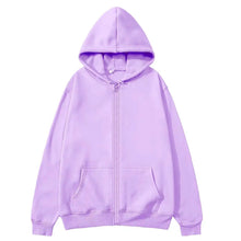 Load image into Gallery viewer, Men’s High Street Solid Zip-Up Hoodie
