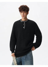 Load image into Gallery viewer, Korean Button Knit Pullover

