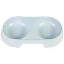 Load image into Gallery viewer, Non-Slip Double Pet Bowls Food &amp; Water Feeder for Cats and Small Dogs BPA-Free Easy-Clean Raised Pet Dishes in 4 Colors
