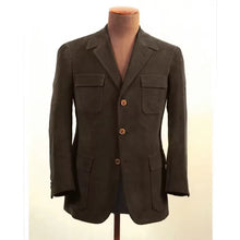 Load image into Gallery viewer, Faux Suede Slim Fit Blazer
