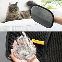 Load image into Gallery viewer, Static Pet Hair Removal Gloves - Grooming &amp; Deshedding Gloves for Dogs Cats - Works on Sofa Carpet Clothes - Multi-Surface Brush
