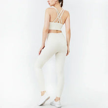 Load image into Gallery viewer, Women's Yoga Set Workout Set 2 Piece High Waist Yoga Leggings Sports Bra Gym Suit Activewear Sports Fitness Set Sports Suit
