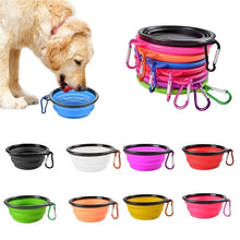 Load image into Gallery viewer, Portable Pet Food Bowl  Durable TPR Bowl  Cat and Dog Food Pet Silicone Collapsible Bowl Portable Travel Outdoor Water Food Bowl
