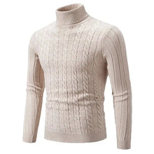 Load image into Gallery viewer, Slim Solid Turtleneck Pullover
