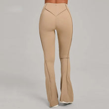 Load image into Gallery viewer, Gym Workout Women's Wide-Leg Tight-Fitting Hip-Lifting Yoga Flared Pants Dance High-Waist Flared Casual Outdoors Sports Trousers
