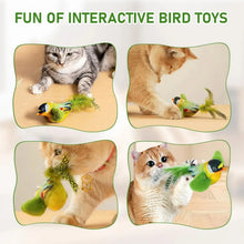 Load image into Gallery viewer, The pet cat toy emulates the sound bird to amuse the cat elastic rope to relieve boredom and resist scratching and biting
