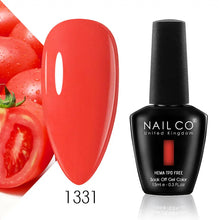 Load image into Gallery viewer, NAILCO 15ml Nail Gel Polish Semi Permanent UV Varnish Nails Art Gel Vernis Manicure TOP BASE Nails Products Supplies Equipment
