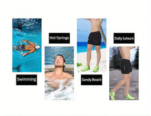 Load image into Gallery viewer, Men's Swim Trunks Quick Dry Athletic Shorts with Compression Liner for Beach Pool Running Gym
