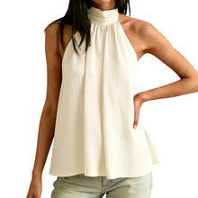 Load image into Gallery viewer, Women's Halter Tops Casual Loose Fit Stylish Solid Color Sleeveless Vest Suitable for Summer
