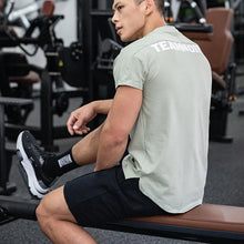 Load image into Gallery viewer, Men's Gym T Shirts Quick Dry Short Sleeve Summer Sports T-shirt Elastic Fitness Workout Tops Casual Bodybuilding Athletic Tee
