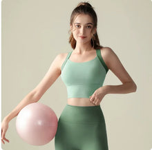 Load image into Gallery viewer, Women's One-Cup Sports Bra Shockproof Anti-Sagging for Running High-Intensity Yoga Fitness Wear Beautiful Back Design
