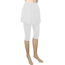 Load image into Gallery viewer, Women Leggings Skirt Tennis Pants Spandex Sports Elastic Cropped Culottes Legins Yoga Pants Women's Sports Fitness Leggings
