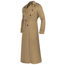 Load image into Gallery viewer, Men’s Luxury Full-Length Trench Coat – England Style Business Overcoat
