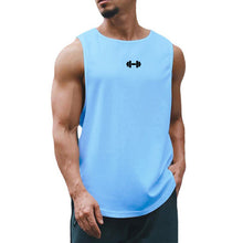 Load image into Gallery viewer, Summer Tank Top Mens Gym Fitness Training Clothing Quick Dry Silm Fit Bodybuilding Sleeveless Shirts Men Fashion Basketball Vest
