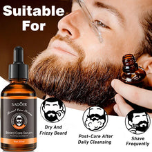 Load image into Gallery viewer, Men's Beard Care Set, Beard Oil, Beard Balm, Moisturizing, Nourishing, Softening and Smoothing, with Trimming Tools &amp; Bear
