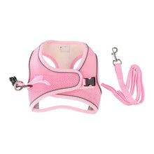 Load image into Gallery viewer, Cat Accessories Floral Pet Harness Reflective Meash Cat Chest Strap Adjustable Anti Escape Dog Leash Set Kitten
